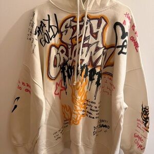 Bershka Cream Cozy Hoodie